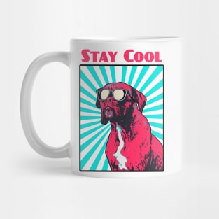 Boxer Dog Stay Cool Design Mug